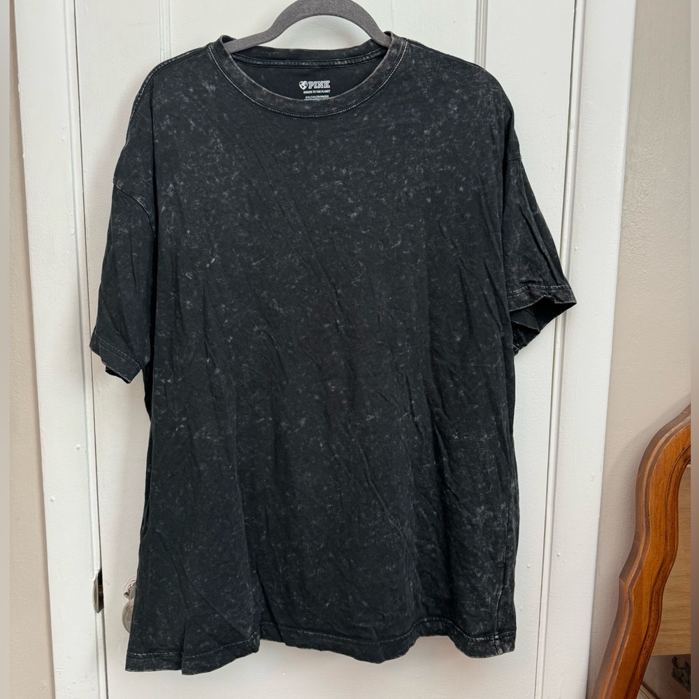 PINK Victoria’s Secret Acid Wash Unisex Gender Neutral O/S T-Shirt